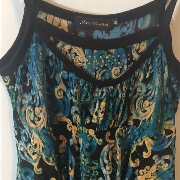 Joli Clothes Multi-colour Sleeveless Top - Picture 2 of 4